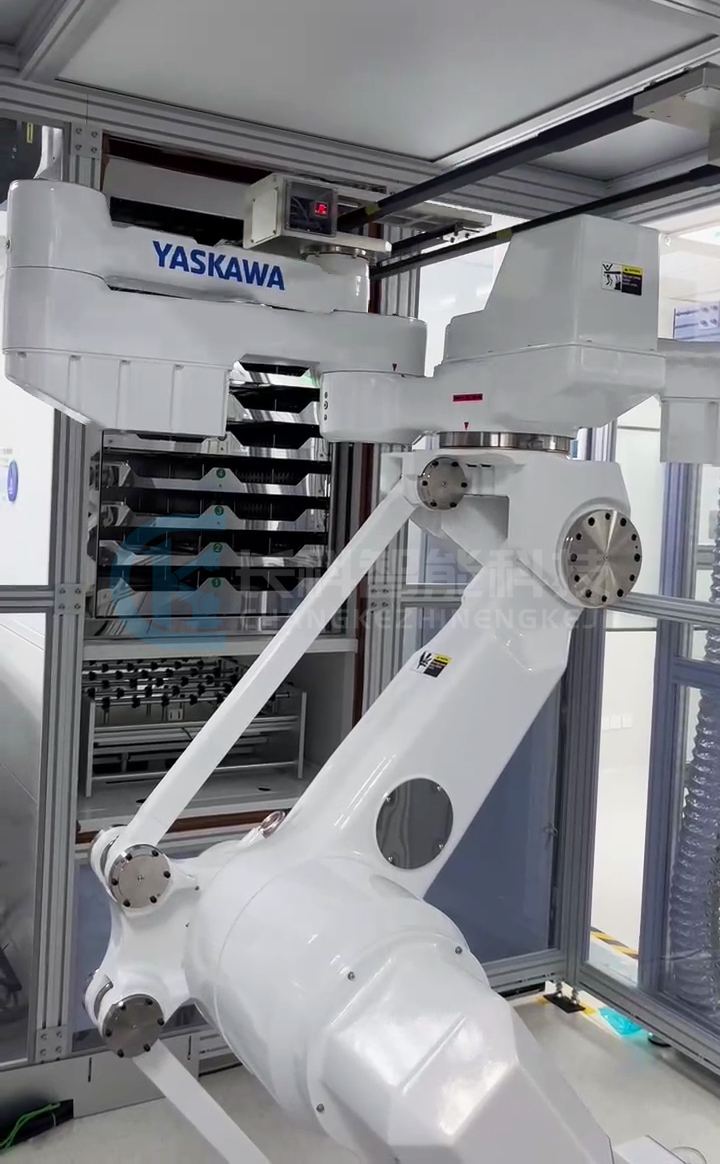 安川機器人取放鈣鈦礦玻璃基板