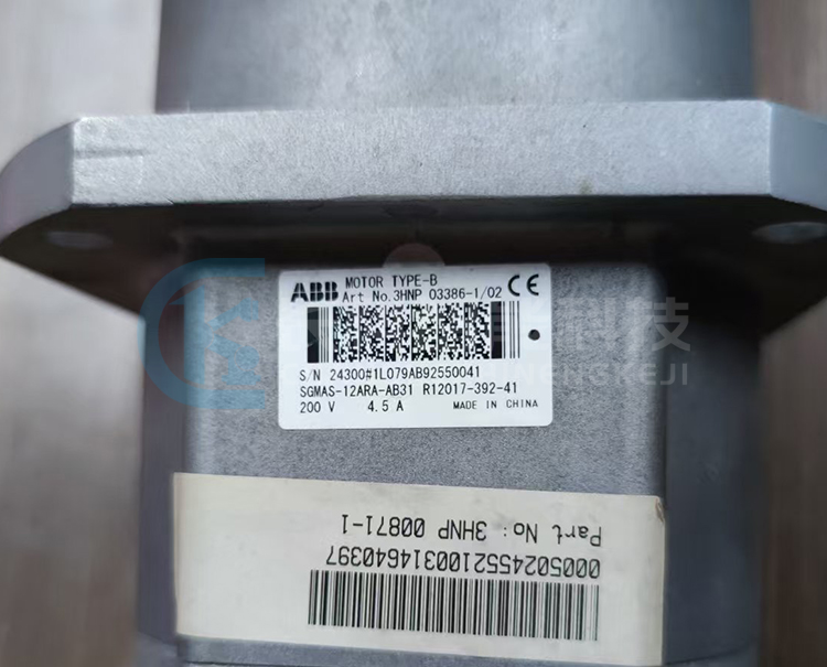 ABB噴涂機器人電機3HNP03386-1/02